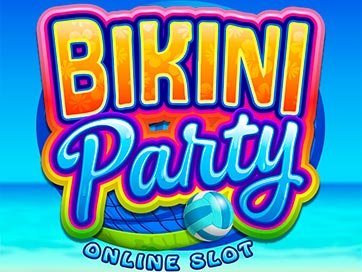 Screenshot della slot machine 'Bikini Party' nella lobby del casino Unibet